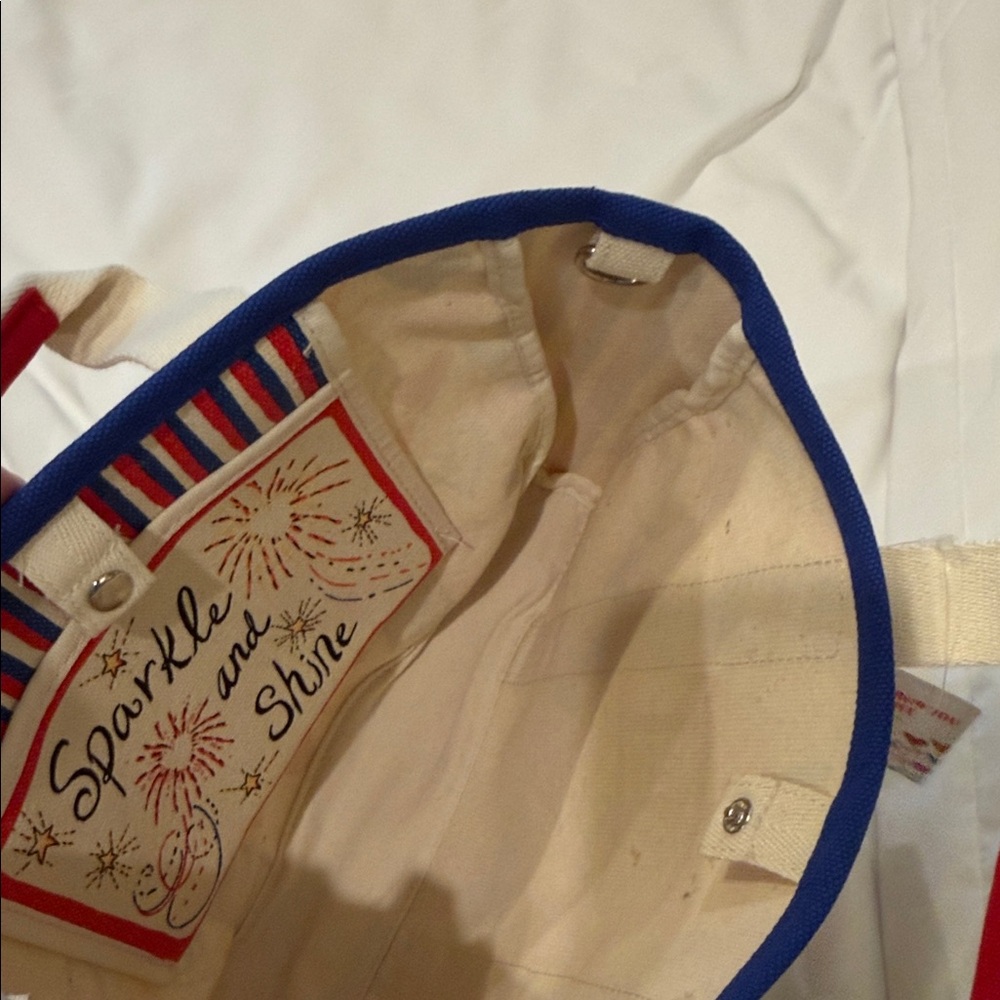 Brighton “Red, White, and You”Canvas Tote - Picture 3 of 3